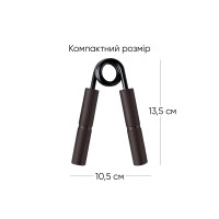 Кистьовий еспандер EasyFit Hand Grip PRO 159 кг чорний (350 lb) Кистьовий еспандер EasyFit Hand Grip PRO 159 кг чорний (350 lb)