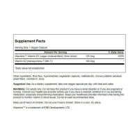 Extra Strength D3 & K2 5000 Iu & 100mcg - 60 vcaps Extra Strength D3 & K2 5000 Iu & 100mcg - 60 vcaps
