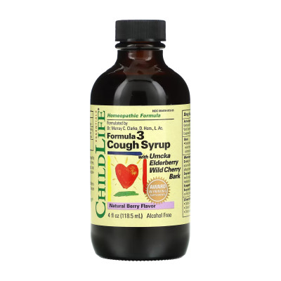 Formula 3 Cough Syrup - 118.5 ml Natural Berry Formula 3 Cough Syrup - 118.5 ml Natural Berry