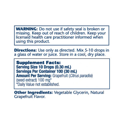 Grapefruit Seed Extract 100mg - 30ml Grapefruit Seed Extract 100mg - 30ml