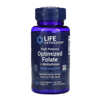 High Potency Optimized Folate 8500 mcg DFE - 30 tabs High Potency Optimized Folate 8500 mcg DFE - 30 tabs