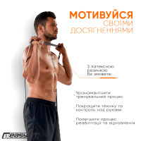 Гумова петля EasyFit 6-31 кг Чорна Гумова петля EasyFit 6-31 кг Чорна
