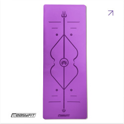 Килимок для йоги професійний EasyFit Pro каучук 5 мм Фіолетовий Килимок для йоги професійний EasyFit Pro каучук 5 мм Фіолетовий