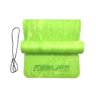 Килимок для йоги та фітнеса EasyFit PER Premium Mat 8 мм Салатовий Килимок для йоги та фітнеса EasyFit PER Premium Mat 8 мм Салатовий