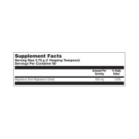 Magnesium Citrate 600mg - 225g Magnesium Citrate 600mg - 225g