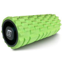 Масажний ролик EasyFit Grid Roller 33 см v.1.1 міцний масажер (салатовий) Масажний ролик EasyFit Grid Roller 33 см v.1.1 міцний масажер (салатовий)