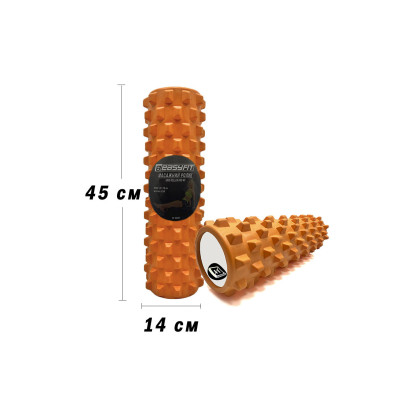 Масажний ролик EasyFit Grid Roller PRO 45 см Помаранчевий Масажний ролик EasyFit Grid Roller PRO 45 см Помаранчевий