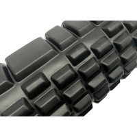 Масажний ролик EasyFit Grid Roller 33 см v.1.1 Чорний Масажний ролик EasyFit Grid Roller 33 см v.1.1 Чорний