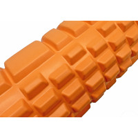 Масажний ролик EasyFit Grid Roller 33 см v.1.1 Помаранчевий