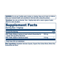 Milk Thistle Seed Extract One 350mg - 30 vcaps Milk Thistle Seed Extract One 350mg - 30 vcaps