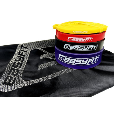 Гумові петлі EasyFit: набір 1-45 кг (4 шт) Гумові петлі EasyFit: набір 1-45 кг (4 шт)