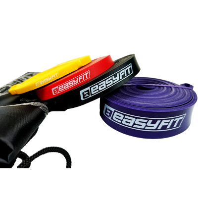 Гумові петлі EasyFit: набір 1-45 кг (4 шт) Гумові петлі EasyFit: набір 1-45 кг (4 шт)