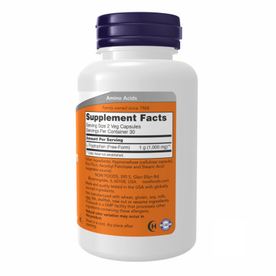 L-Tryptophan 500mg - 60 vcaps L-Tryptophan 500mg - 60 vcaps