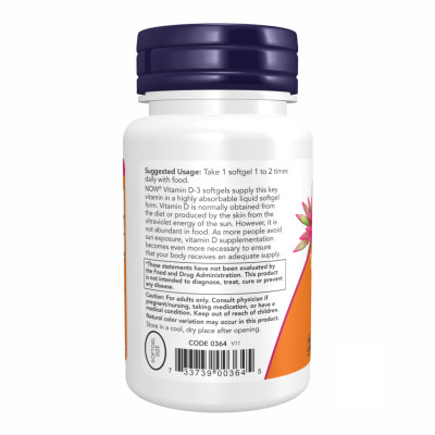 VIT D-3 400 IU - 180 sgels VIT D-3 400 IU - 180 sgels