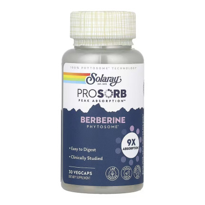 Prossorb Berberine 9x - 30 vcaps Prossorb Berberine 9x - 30 vcaps