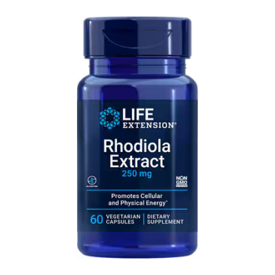 Rhodiola Extract 250mg - 60 veg caps (До 01.27) Rhodiola Extract 250mg - 60 veg caps (До 01.27)