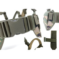 Тактичний пояс розвантажувальний РПС з кріпленнім MOLLE та плечовими лямками мультикам без підсумків Тактичний пояс розвантажувальний РПС з кріпленнім MOLLE та плечовими лямками мультикам без підсумків