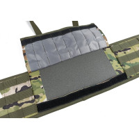 Тактичний пояс розвантажувальний РПС з кріпленнім MOLLE та плечовими лямками мультикам без підсумків Тактичний пояс розвантажувальний РПС з кріпленнім MOLLE та плечовими лямками мультикам без підсумків