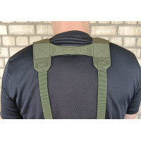 Тактичний пояс розвантажувальний РПС з кріпленнім MOLLE та плечовими лямками мультикам без підсумків Тактичний пояс розвантажувальний РПС з кріпленнім MOLLE та плечовими лямками мультикам без підсумків