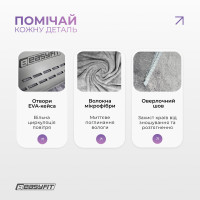 Спортивний рушник EasyFit RoyalWing 90х50 см з мікрофібри + кейс Спортивний рушник EasyFit RoyalWing 90х50 см з мікрофібри + кейс