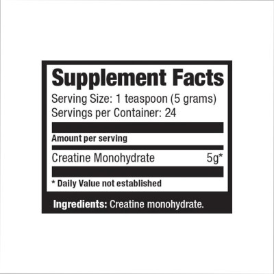 Creatine Monohydrate - 120g Creatine Monohydrate - 120g