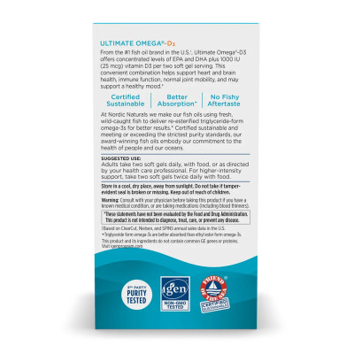 Ultimate Omega-D3 - 120 softgels Ultimate Omega-D3 - 120 softgels