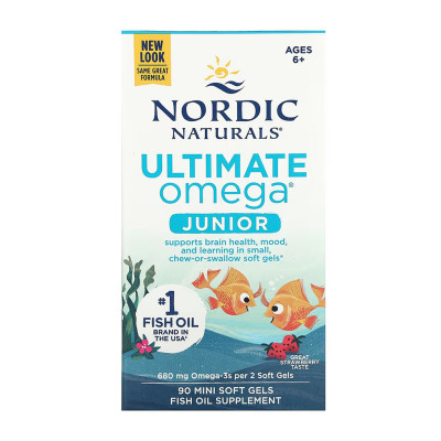 Ultimate Omega Junior - 90 mini softgels