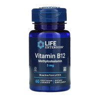 Vitamin B12 Methylcobalamin 5 mg - 60 vcaps Vitamin B12 Methylcobalamin 5 mg - 60 vcaps