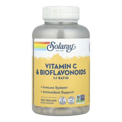 Vitamin C & Bioflavonoids 1:1 500mg - 250 vcaps (До 09.26) Vitamin C & Bioflavonoids 1:1 500mg - 250 vcaps (До 09.26)