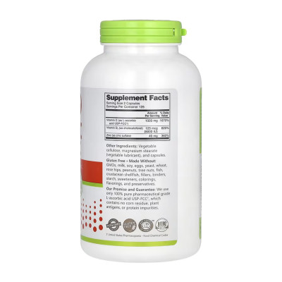Vitamin C + D3 & Zinc - 250 caps Vitamin C + D3 & Zinc - 250 caps