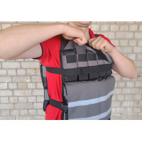 Жилет обтяжувач EasyFit Armor 18 кг набірний з кроком 0,5 кг Жилет обтяжувач EasyFit Armor 18 кг набірний з кроком 0,5 кг