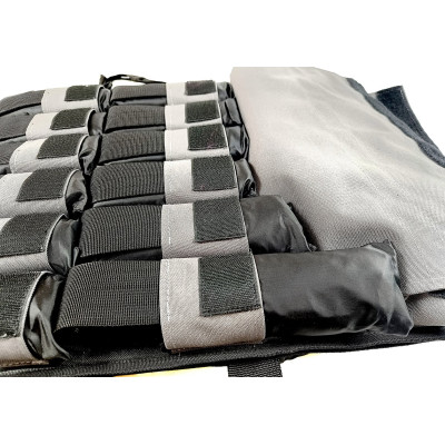 Жилет обтяжувач EasyFit Armor 18 кг набірний з кроком 0,5 кг Жилет обтяжувач EasyFit Armor 18 кг набірний з кроком 0,5 кг