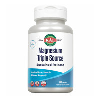 Magnesium Sustained Release Triple Source 500mg - 100 tabs Magnesium Sustained Release Triple Source 500mg - 100 tabs