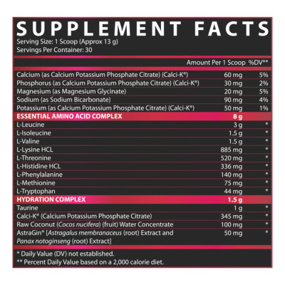 EAA Hydration - 30srv Fruit Punch EAA Hydration - 30srv Fruit Punch