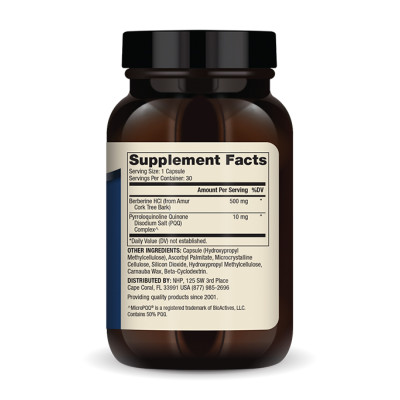 Berberine and MicroPQQ Advanced - 30 caps Berberine and MicroPQQ Advanced - 30 caps