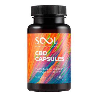Broad Spectrum CBD Gel Capsules 450 mg - 30 caps Broad Spectrum CBD Gel Capsules 450 mg - 30 caps