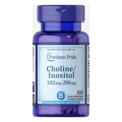 Choline Bitartate Inositol 102mg/250mg - 100 caps Choline Bitartate Inositol 102mg/250mg - 100 caps