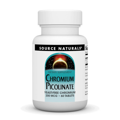 Chromium Picolinate 200 mcg Yeast Free - 60 tabs (Пошкоджена етикетка) Chromium Picolinate 200 mcg Yeast Free - 60 tabs (Пошкоджена етикетка)