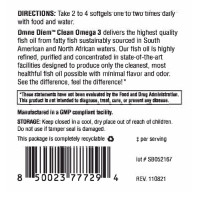 Clean Omega 3 - 120 Softgels Clean Omega 3 - 120 Softgels
