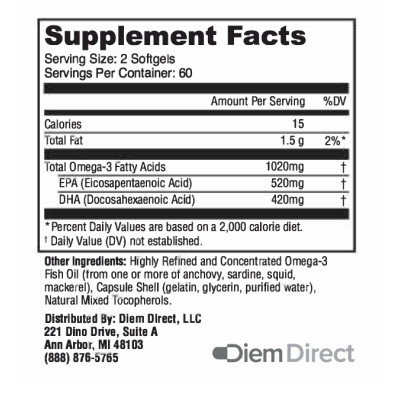 Clean Omega 3 - 120 Softgels Clean Omega 3 - 120 Softgels