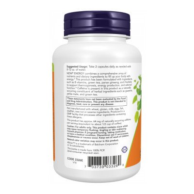 Energy - 90 vcaps Energy - 90 vcaps