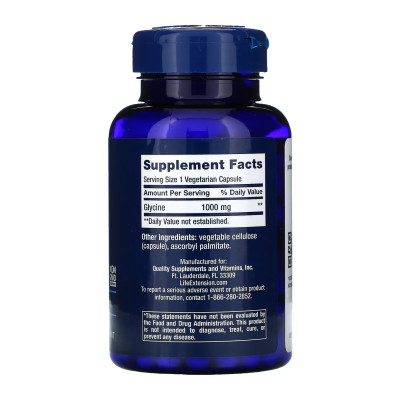 Glycine 1000 mg - 100 vcaps Glycine 1000 mg - 100 vcaps