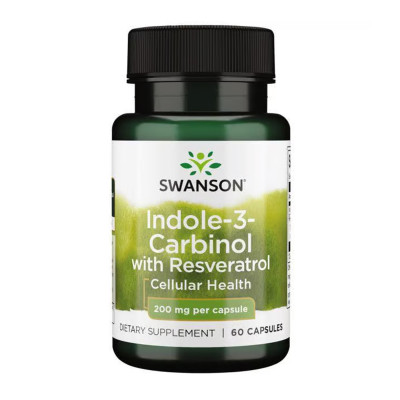 Indole-3-Carbinol with Resveratrol 200mg - 60 caps Indole-3-Carbinol with Resveratrol 200mg - 60 caps
