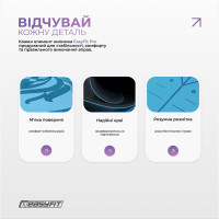 Килимок для йоги професійний EasyFit Pro каучук 5 мм Блакитний Килимок для йоги професійний EasyFit Pro каучук 5 мм Блакитний