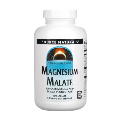 Magnesium Malate 1250 mg - 180 tabs Magnesium Malate 1250 mg - 180 tabs