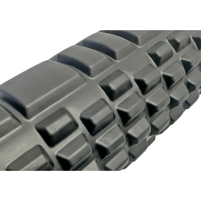 Масажний ролик EasyFit Grid Roller 45 см v.2.1 Чорний Масажний ролик EasyFit Grid Roller 45 см v.2.1 Чорний