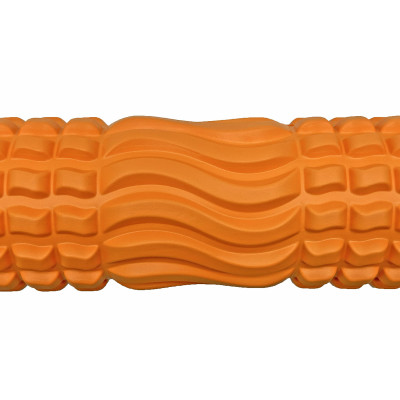 Масажний ролик EasyFit Wavyspines 33 см Помаранчевий Масажний ролик EasyFit Wavyspines 33 см Помаранчевий