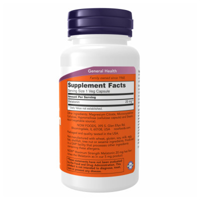 Melatonin 20mg - 90 vcaps Melatonin 20mg - 90 vcaps