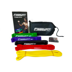 Гумові петлі EasyFit: набір 1-65 кг (5 шт) Гумові петлі EasyFit: набір 1-65 кг (5 шт)