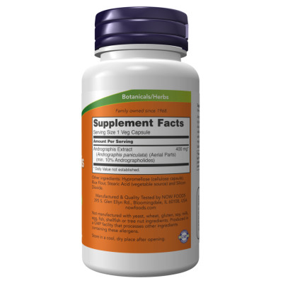 Andrographis Extract 400mg - 90 vcaps Andrographis Extract 400mg - 90 vcaps